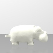 3000 BC Egyptian hippo pendant