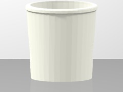 pot a crayon