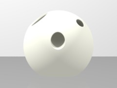 vase trou