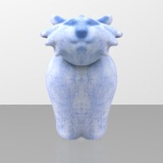 A porcelain cat
