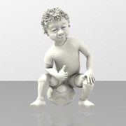 Little football player