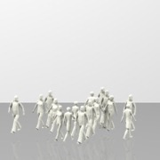People walking (scale1:100)