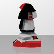 peon redondo negro (rounded black pawn)
