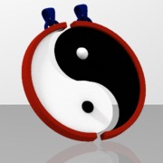 Yin Yang pendentif pour Amoureux