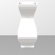 Simple vase carré Céramique
