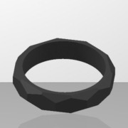 bague biseautée