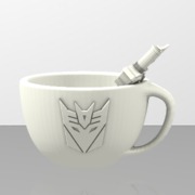 Espresso Cup Mini Grimlock Sword Transformer Style