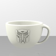 Espresso Mini Cup Bumblebee Transformers Style