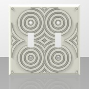 Circular Two switch cover Design