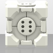 Portal Companion Cube DICE (Solid)