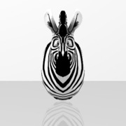 S. Dot Zebra Bust
