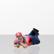 Sexy Mario Laying Pose