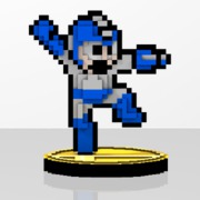 Mega Man Amiibit Figure Air Shooter