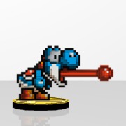 Yoshi Amiibit Figure Blue