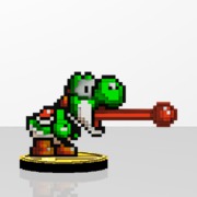 Yoshi Amiibit Figure Green