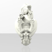 Rabbit spring toy pendant