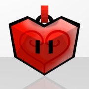 Pendentif Coeur Rouge