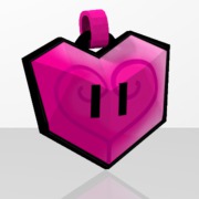 Pendentif Coeur Rose