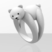 Faby Bear ring - 58