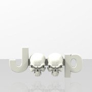 Cuz it's Custom Wicked Skulls Emblem for Jeeps (JK OEM)
