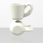 3D printable teacup 