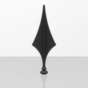 Ornements pour portails en fer forgé-003