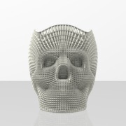 Wireframe_Skull_Pencil_Holder