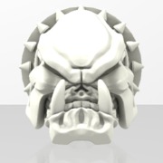 Evil BullDog Skull Chit