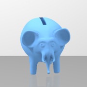 Elephant tirelire
