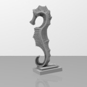 Figurine, hippocampe