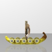 Tiny Banana Vikingship 65mm