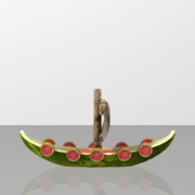 Tiny Watermelon Vikingship