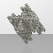 Flocon de Koch tétraèdrique niveau 5