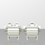 SM-55 Front and Rear Iron Sights