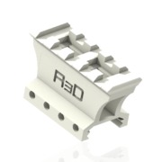 28mm 4 Slots to 5 Slots Picatinny Riser (Centered)