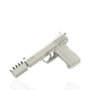 J.W. Pistol Movie Prop
