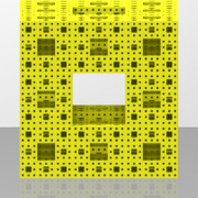 Éponge fractale de Sierpinski-Menger itération 4