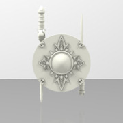 ROHAN SHIELD #3 AND SWORDS