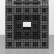 Nested_555cube3gap_3331gap_menger_Front