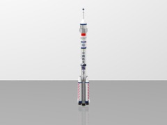 Long March 2F Rocket  1/400