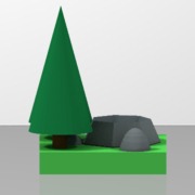 pond in a garden