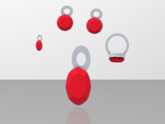 lara ruby jewlery set