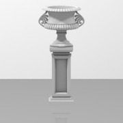Pedestal with Large Cup