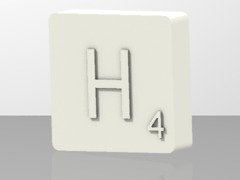 Scrabble H 4