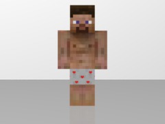 Your minecraft toy, suit up steve! by Desticraft