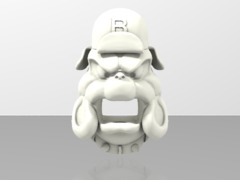 Butler Bulldog Without Pendant.stl