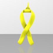 ribbon pendant