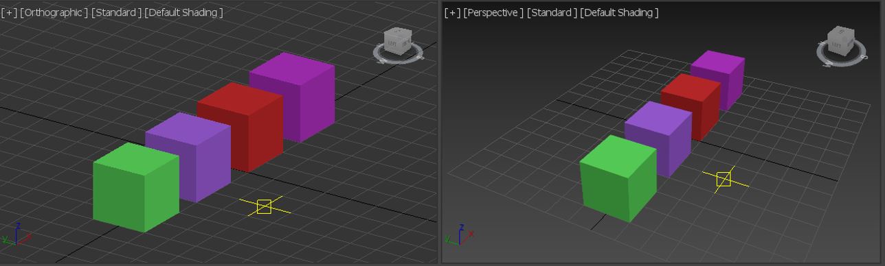 orthographic/perspective view on 3DS Max