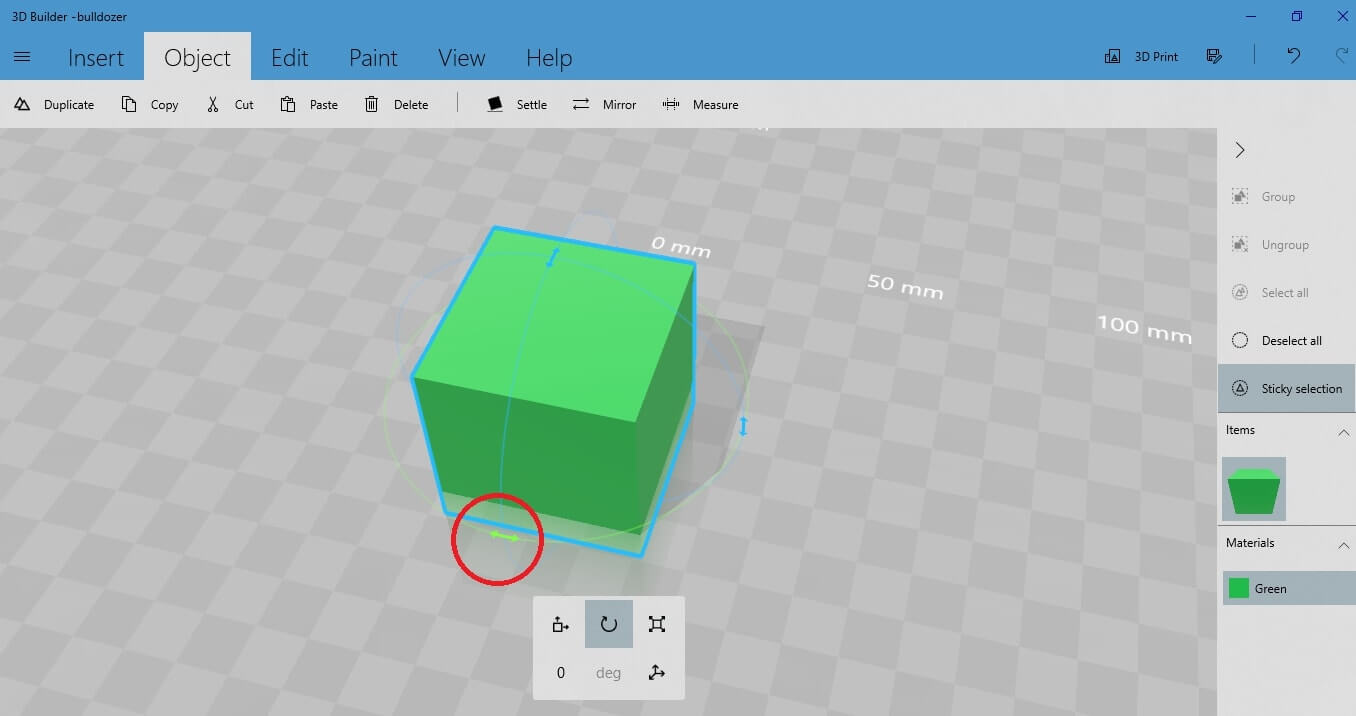 3D Builder: Create your own 3D object