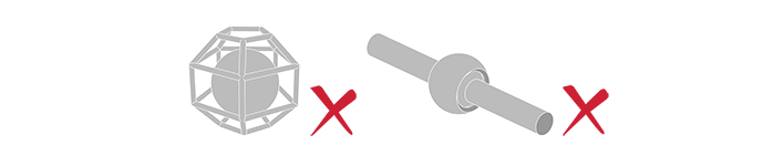 Icon : Wrong brass interloked
parts